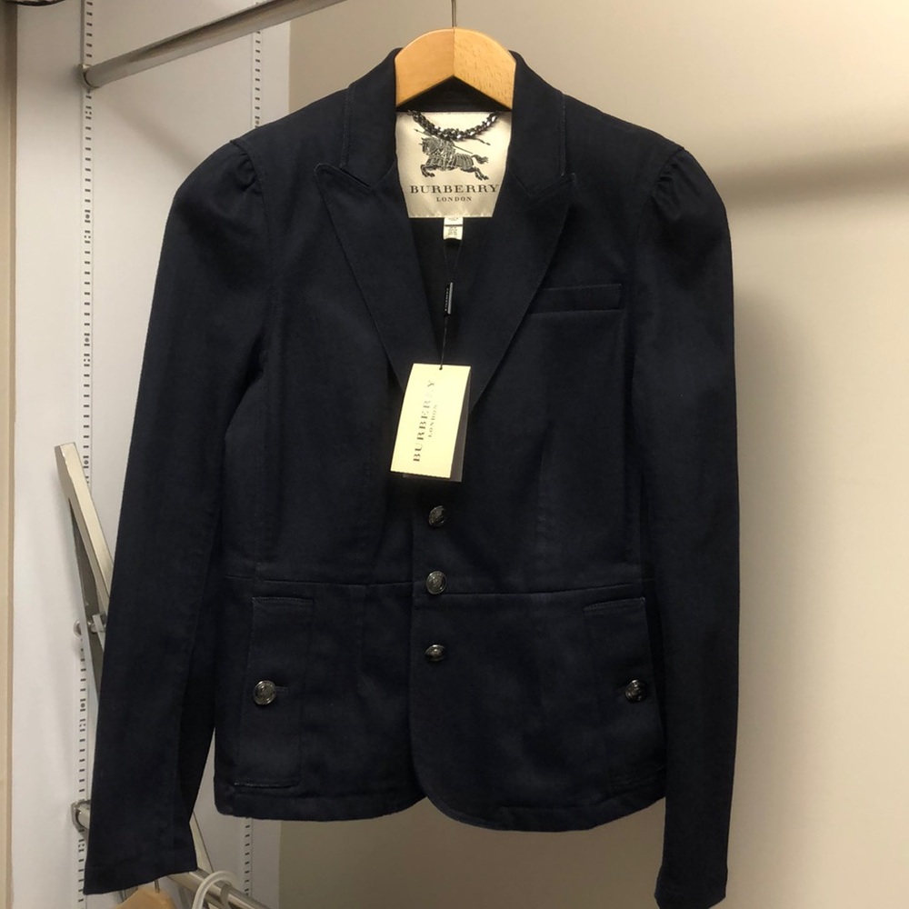 Burberry indigo blue jacket